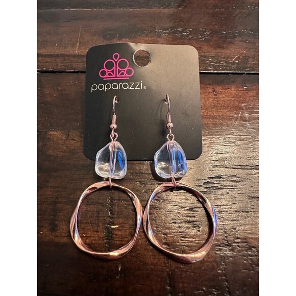 All Clear Copper Earrings (80) - Picture 3 of 3